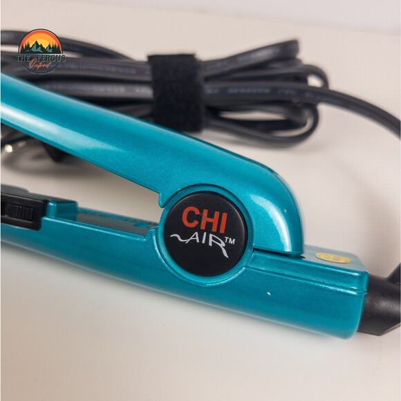 Chi Air Flat Iron 1" Ceramic Hair Straightener Teal CA1014 T47 NWOT - Picture 3 of 15